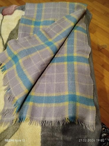 Другой декор и предметы интерьера: Новый цвет - Фиолетовый Шерсть Плед, Самовывоз — 1