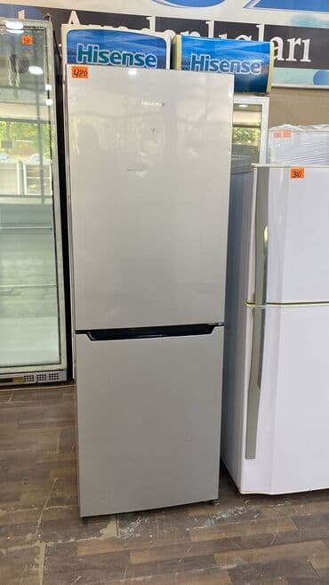 Soyuducular: 2 qapılı Hisense Soyuducu Satılır, rəng - Boz