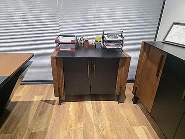 Ev və bağ: Ofis mebel dəsti – direktor masasının komplekti Təzə Alınıb 3 aydı — 5