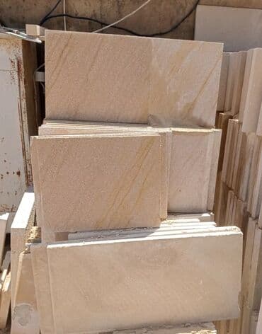 mermer pilleken: Qumdaşı fasad plitələri - Material: təbii qumdaşı - İstifadə — 24