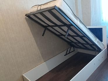 Təknəfərlik çarpayı, Bazalı, Matras ilə, Siyirməsiz