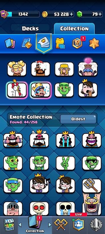 Digər oyun dəstləri: TƏCİLİ CLASH ROYALE HESABI SATILIR
HESABA GÖRƏ ÇOX UCUZ QİYMƏTDİR — 3