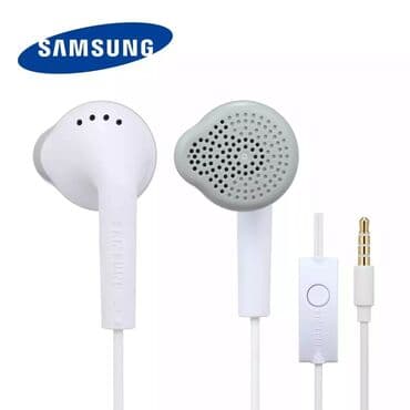 ağ qulaq: Danışıq və musiqi dinləmək üçün Orijinal Samsung qulaqlığı. Mikrofon — 3