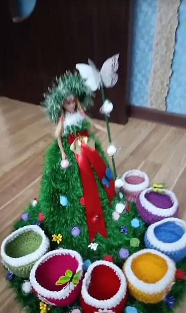 Pastel dəstləri: Əl işı her gur novde zakaz qebul olunur - Üst hissədə kukla fiquru — 1