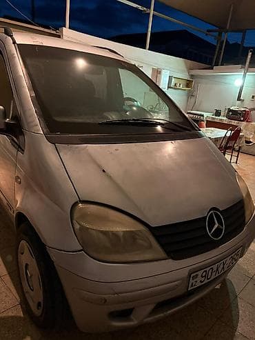 turbo az ford tranzit: Mercedes-Benz Vaneo, gümüşü rəng, miniven/gündəlik ailə avtomobili — 3