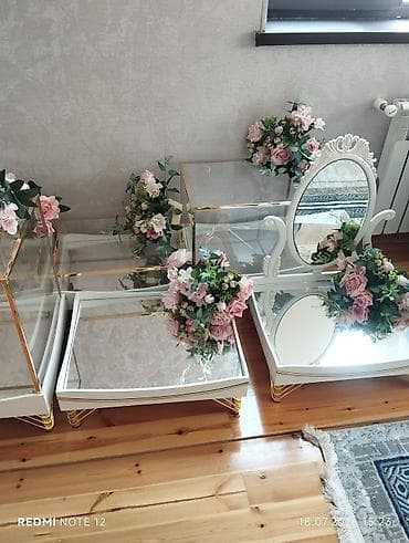 qaqa şekilleri profil ucun: Şüşə vitrin/dəst vitrinlər – tədbir və ev dekoru üçün - Material — 5