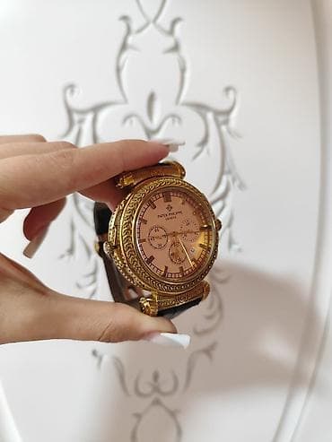 ucuz saatler: İşlənmiş, Qol saatı, Patek Phillipe, rəng - Qızılı — 10