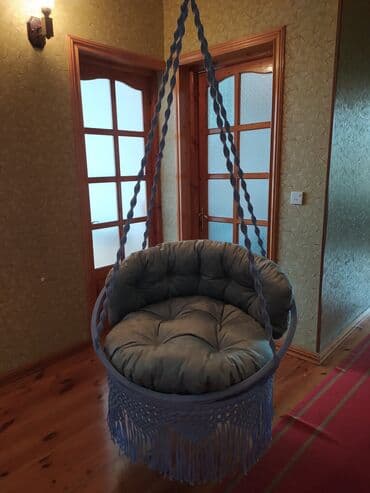 вешалка в прихожую настенная: Asma yelləncək kreslo - Forma: dairəvi səbət tipli - Rəng — 6