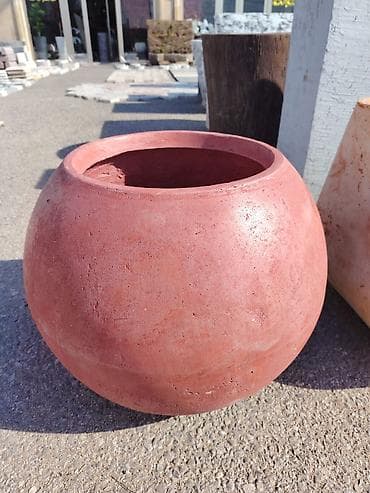 Beton dekorativ güldan/çiçək qabları - Material: yüksək möhkəmliyə