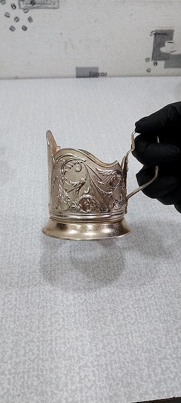 xurustal stekan: Stəkanlar, Şüşə, 6 ədədli dəst, SSRİ — 2