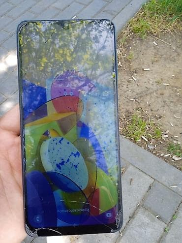 samsung a3164gb: Samsung Galaxy A12, 32 GB, rəng - Göy, Qırıq — 2