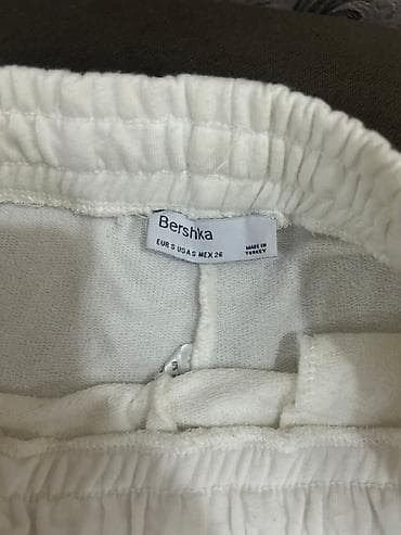 converse canta: Şalvar, Bershka, S, rəng - Ağ — 2
