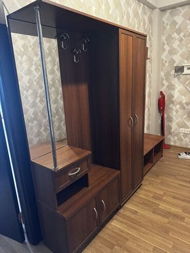 Детская мебель: Qarderob/Antre mebeli – çoxfunksiyalı dəst - Material: ağac — 2