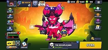 telefo: Brawl Stars oyun hesabı - Kupa: 40 008 (Kupa Yolu prestij I — 1