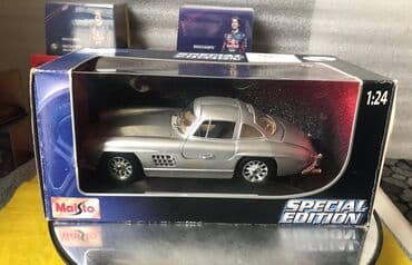 metbex tavan modelleri: Коллекционная модель Mercedes-Benz 300SL Coupe W198 Silver 1954 — 1