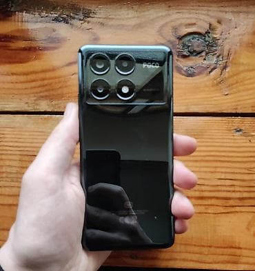 ikinci el macbook pro: Poco X6 Pro 5G, 512 GB, rəng - Qara, Barmaq izi — 1