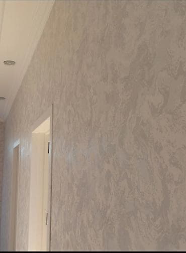 Flizelin divar kağızları: Divar kağızı və dekorativ panel yapışdırma malyar reng Paduqa lepka — 9