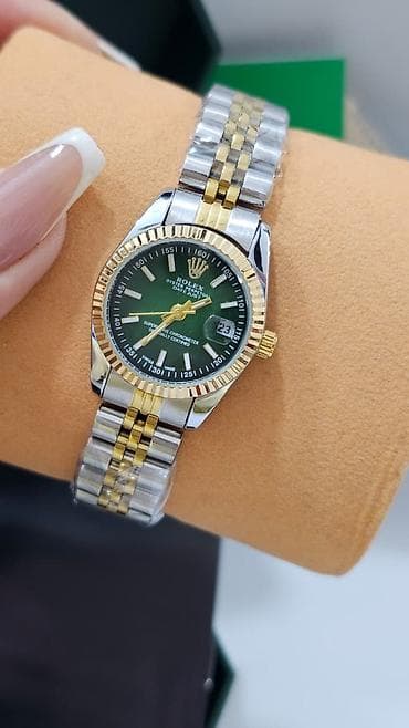 bil: Yeni, Qol saatı, Rolex, rəng - Yaşıl — 1