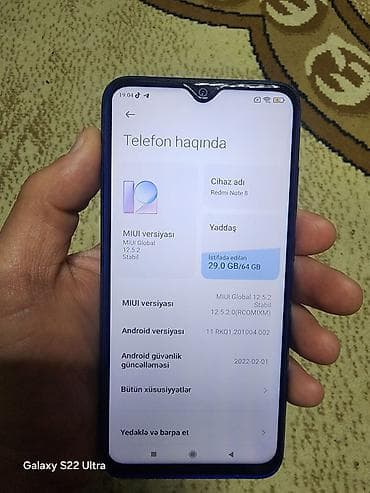 Redmi Note 8, 64 GB, rəng - Mavi, İki sim kartlı — 3