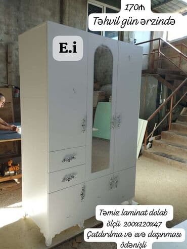 ikinci əl şkaf: Yeni, Düz dolab, Dolab-asılqan — 2