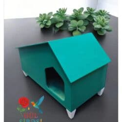 домик для кошек: Taxta pişik evi – “Burada yerim rahatdır” yazılı - Material — 20