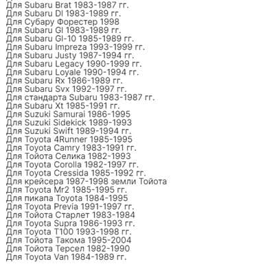 Soyutma və qızdırıma sistemlərinin digər detalları: Toyota TOYOTA, 1998 il, Analoq, Çin, Yeni — 5