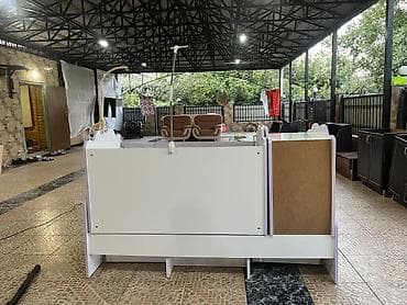 yataq manej: Uşaq beşiyi – çoxfunksiyalı model - Rəng: ağ və açıq bənövşəyi — 3