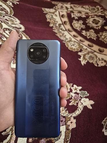 Poco X3 Pro, цвет - Голубой, Отпечаток пальца — 3