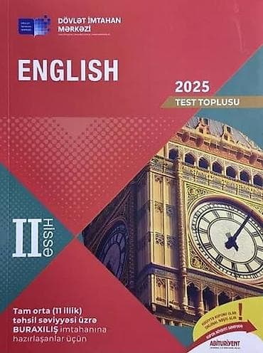 kitabi: İngilis dili Testlər 11-ci sinif, DİM, 2-ci hissə — 1