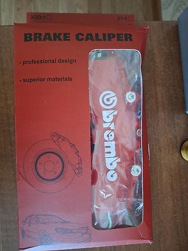 w210 disk: Brembo əyləc qapaqları (caliper cover) – keyfiyyətli, təzə qutuda — 3