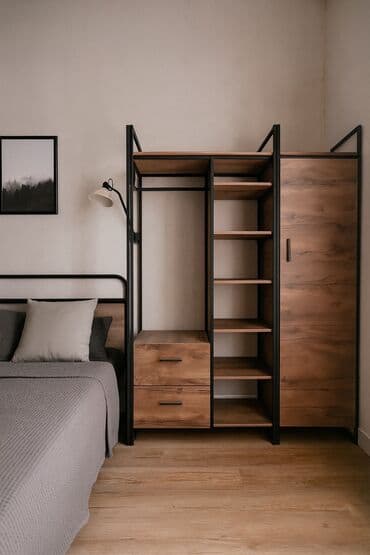 asilqan 35 azn: Yeni, Açılan, 2 qapılı Düz dolab, Qarderob, paltar dolabı, Rusiya — 1