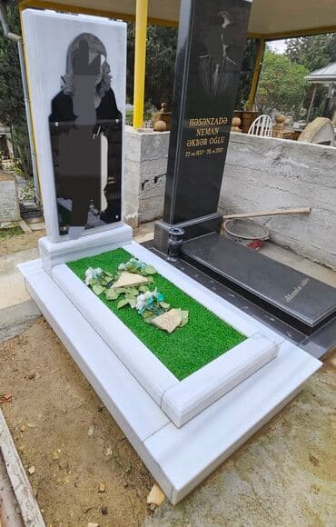 artizan quyularinin qazilmasi: Mərmər daşlardan işlər. məzar daşlarının düzəlməsi. heykəl yonulma. 3 — 4