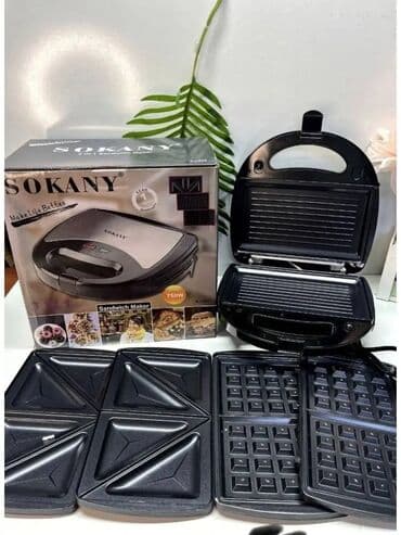 sendviç panellərin qiyməti: Тостер цвет - Черный, Новый, Бесплатная доставка — 2