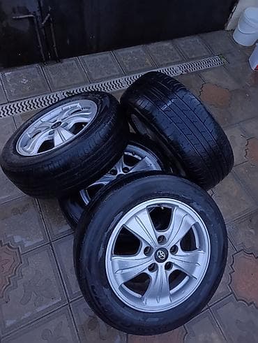 masin bezedilmesi: Disk təkər Toyota 215 / 60 / R 16, 5 Boltlu — 3
