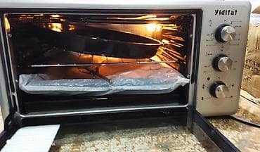 oven: Elektrikli Soba Yidifat 55 litrelik model Türkiyə istehsali. ✅️ Saat — 6