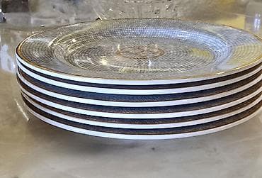 набор инструментов: Тарелки, Набор из 6 шт., цвет - Серый, Фарфор — 2