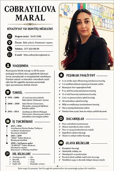 Repetitor, Məntiq, Riyaziyyat, İmtahanlara hazırlıq, Abituriyent hazırlığı