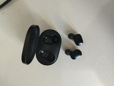 Tam simsiz Bluetooth qulaqlıq dəsti – qara rəng, şarj qutusu ilə — 1