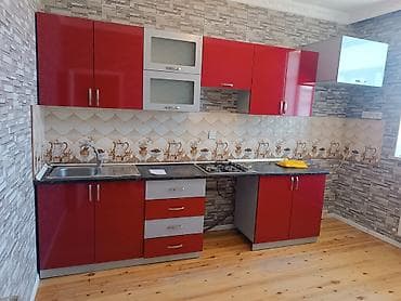 sobalar: Metbex mebeli 3 metr + soyuducu üstü . Əla vəziyyətdə. 300₼ satilir — 1