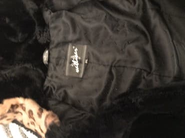 женские шлепанцы с мехом: Təbii xəz,qara hissə babyor,tiqrovı hissəsi norkadı,təzədən — 3