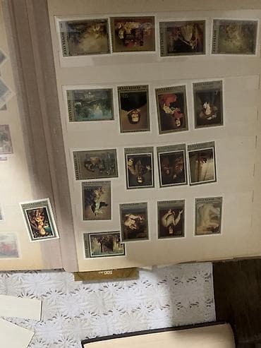 klarnet muştuk: Məhsul: Poçt markaları albomu + 3 ədəd kitab Təsvir: - Böyük ölçülü — 6