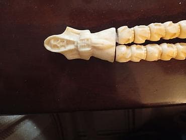 Чётки: Məhsul: Oyma kəllə fiqurlu təsbeh/dua muncuqları Təsvir: - İki — 3