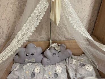 2 mərtəbəli çarpayı: Oğlan və qız üçün, Yeni, Dördbucaq, Beşik, Dəst ilə, Matras ilə, Yellənmə mexanizm ilə — 2