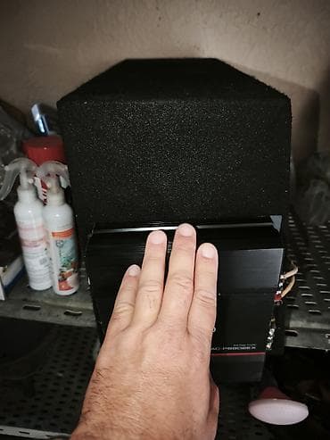 audio kabel: Kenwood avtomobil subwoofer sistemi - Subwoofer: Kenwood bass qutusu — 4