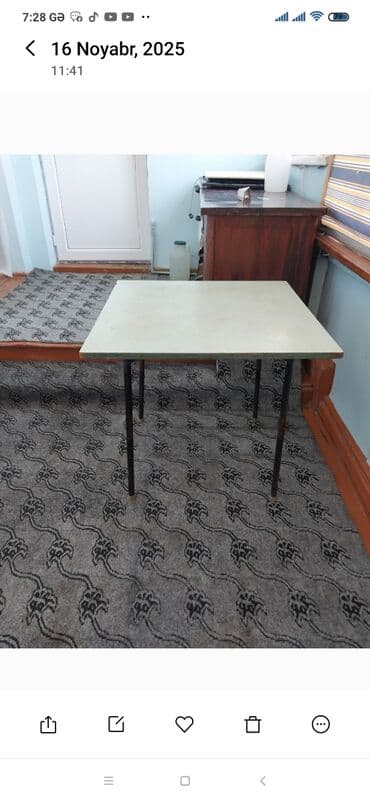 Mətbəx masası, Qatlanan, Laminat, Dördbucaq masa lalafo.az -da Mətbəx masası, Qatlanan, Laminat, Dördbucaq masa