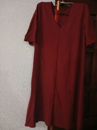 детские платья с длинным рукавом: Повседневное платье, Миди, XL — 10