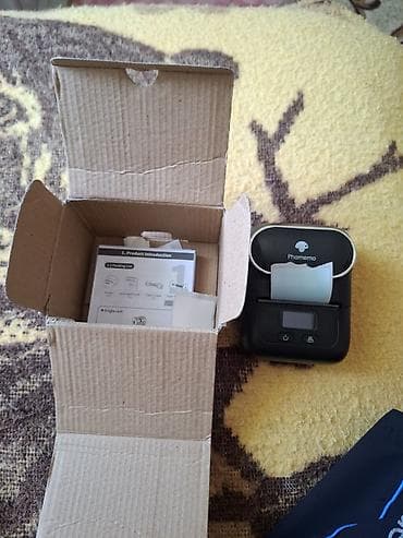 termal printer: Phomemo portativ termo printer - Kompakt və yüngül dizayn – etiketi — 2