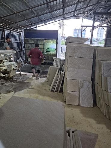 hasar setka: Aqlay Təbii daşdan kəsilmiş fasad və interyer plitələri - Material — 4