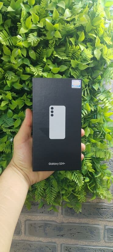 Samsung: Samsung Galaxy S24+, 256 GB, rəng - Boz, Barmaq izi, Face ID