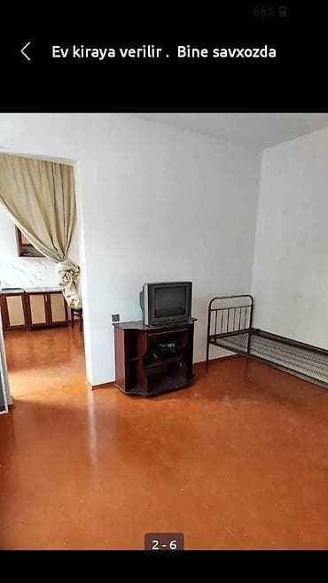 kiraye ev verilir: 60 kv. m, 2 otaqlı, Su — 1